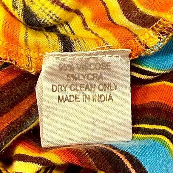 VINTAGE COLLECTION || Saltillo Serape Stripe Off-Shoulder Top - SZ Small - Picture 4 of 5